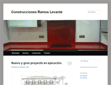 Tablet Screenshot of construccionesramoslevante.com